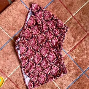 Madewell size L shell pattern shorts